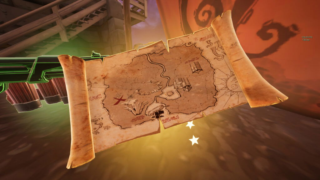 Fortnite OG Buried Treasure Map