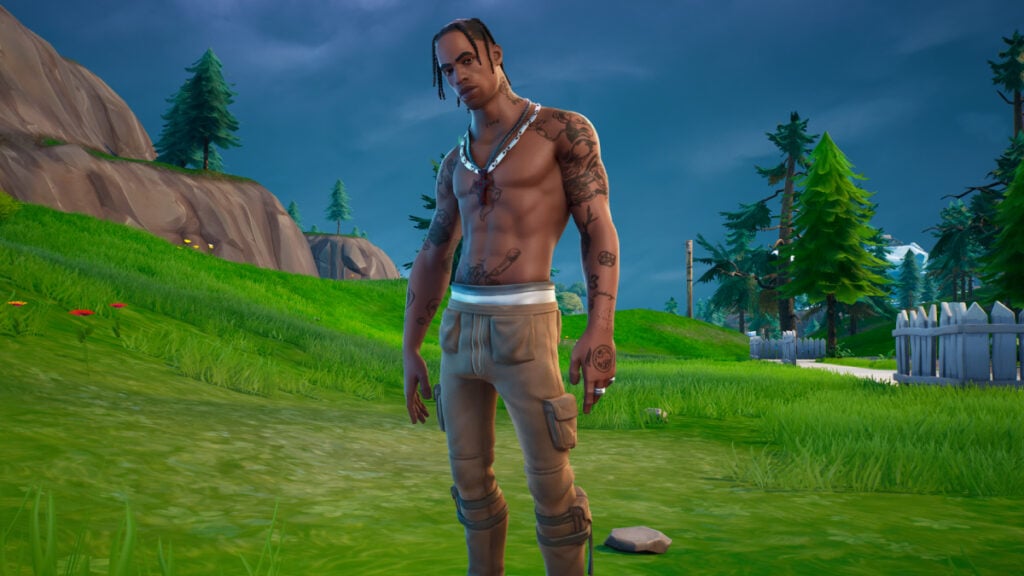 Image of Travis Scott's Fortnite skin