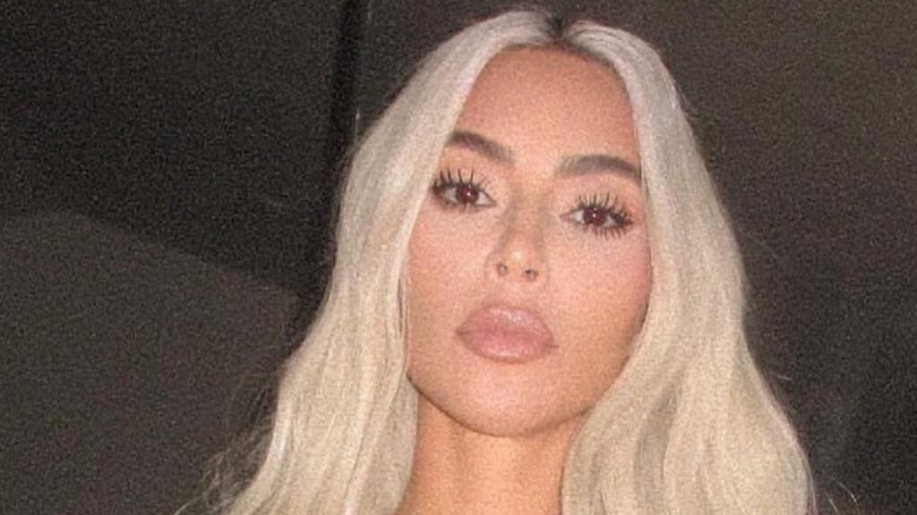 Kim Kardashian close up