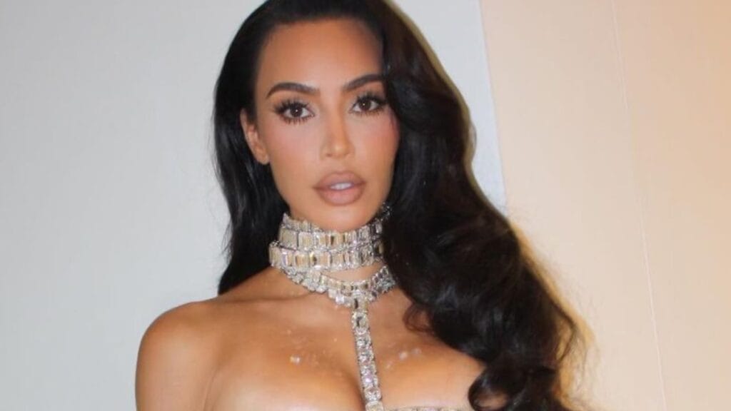 Kim Kardashian rocks glittering crystals to Renaissance tour