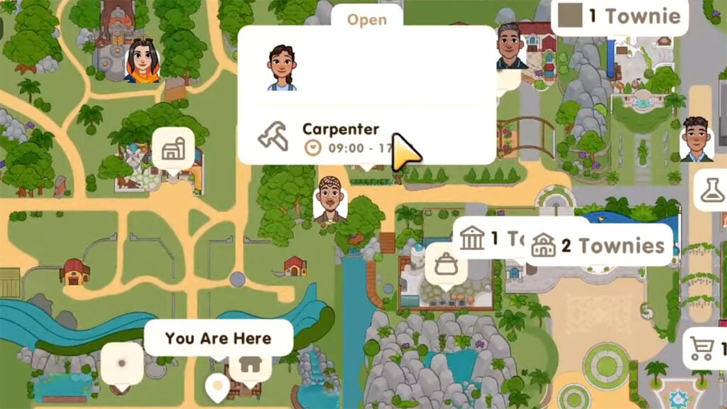 The Carpenter Location in Coral Island