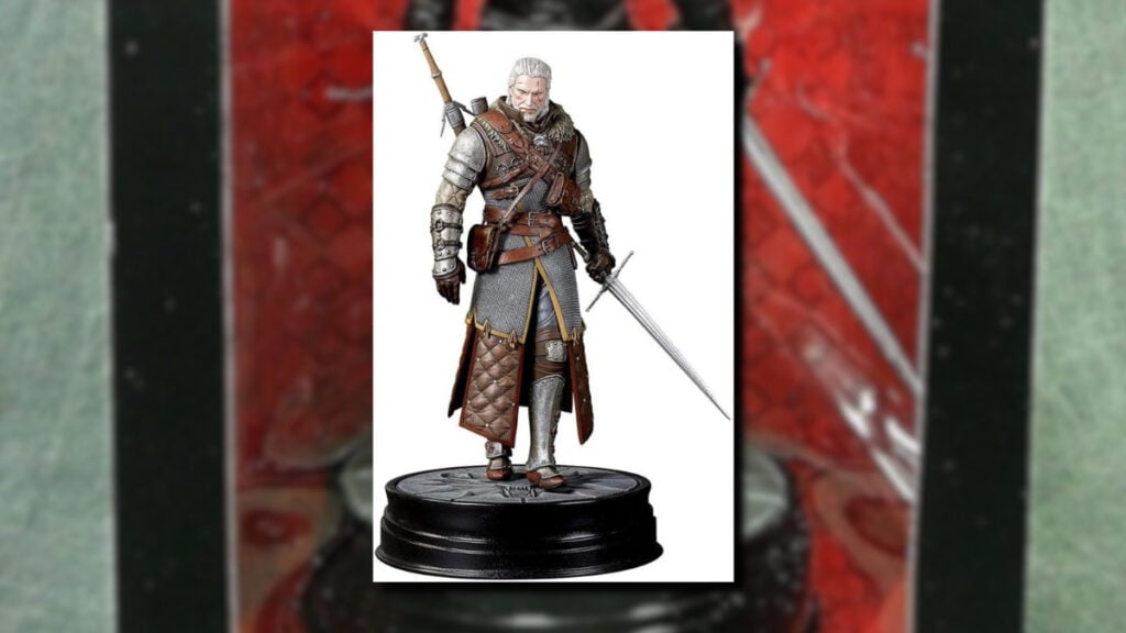 geralt collectible statue