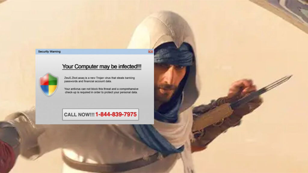 assassin's creed mirage pop-up ads