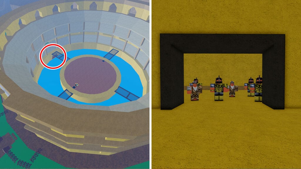 How to Free the Gladiators in Roblox Blox Fruits