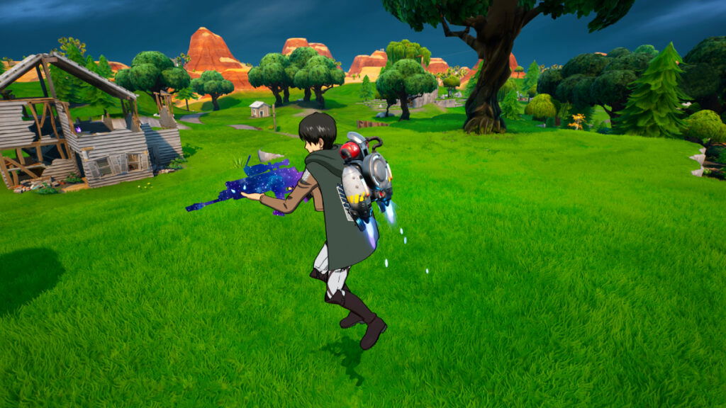 eren jeager using jetpack