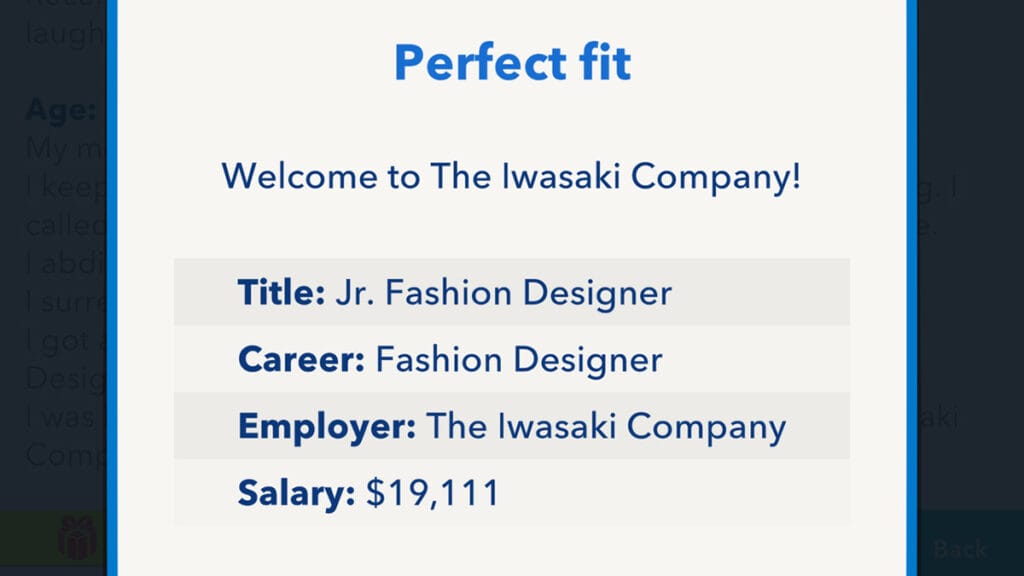 Fashion Designer in BitLife