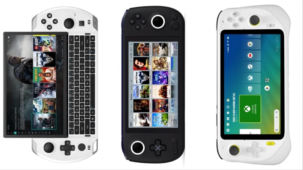 handheld gaming pcs consoles