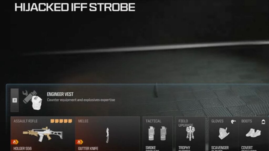 MW3: Hijacked IFF Strobe