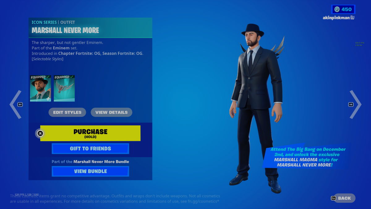 how to get eminem skin 3