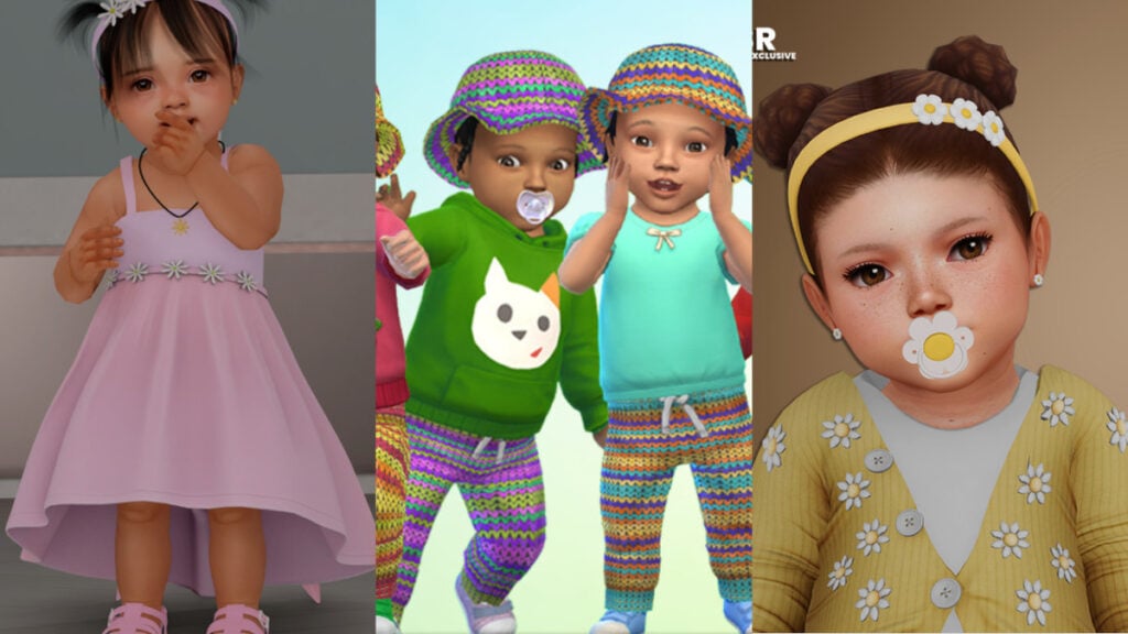 Ten of our favorite Infant CC Packs from The Sims 4.