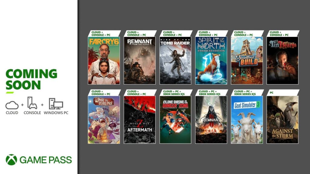 Microsoft Game Pass Games December 2023