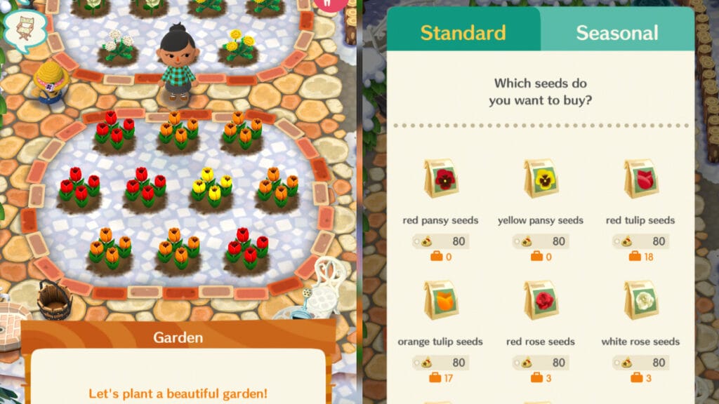 pocket camp flower guide