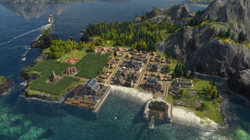 Anno 1800 settled island