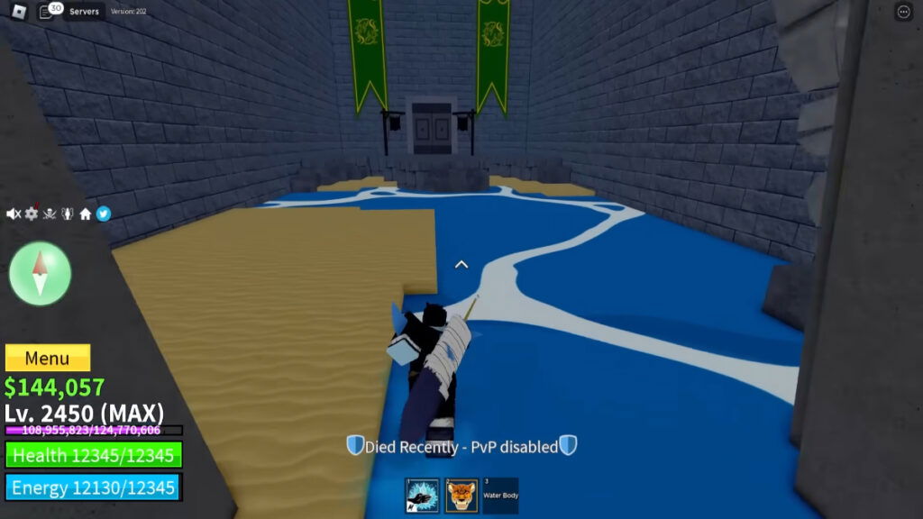 The Shark trial door in Blox Fruits