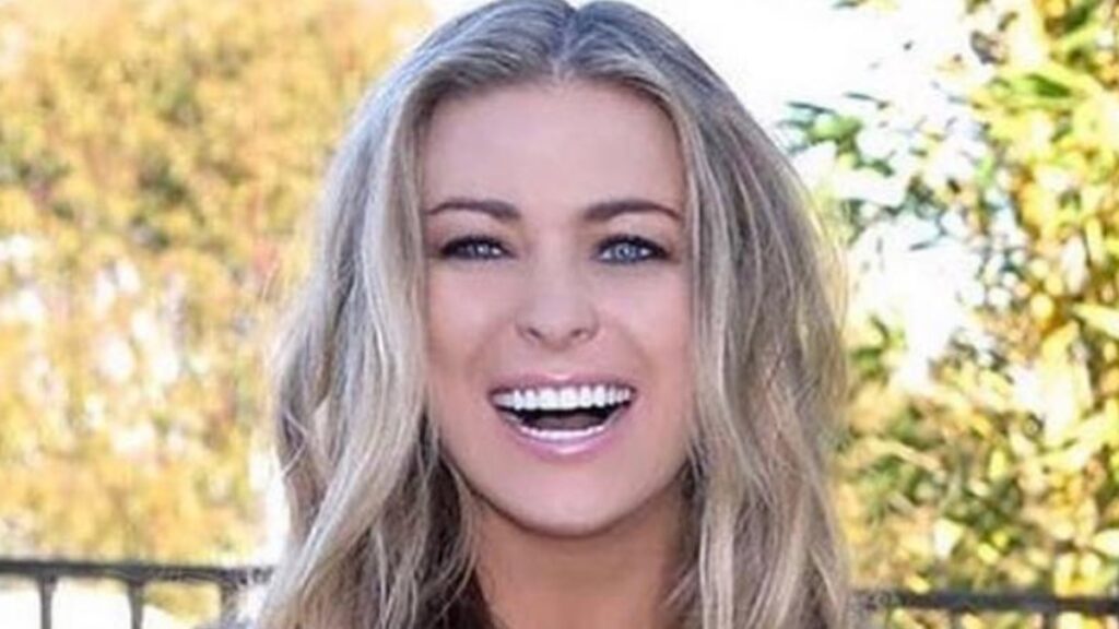 Carmen Electra laughing