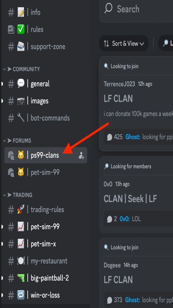 How to join a clan in Pet Simulator 99