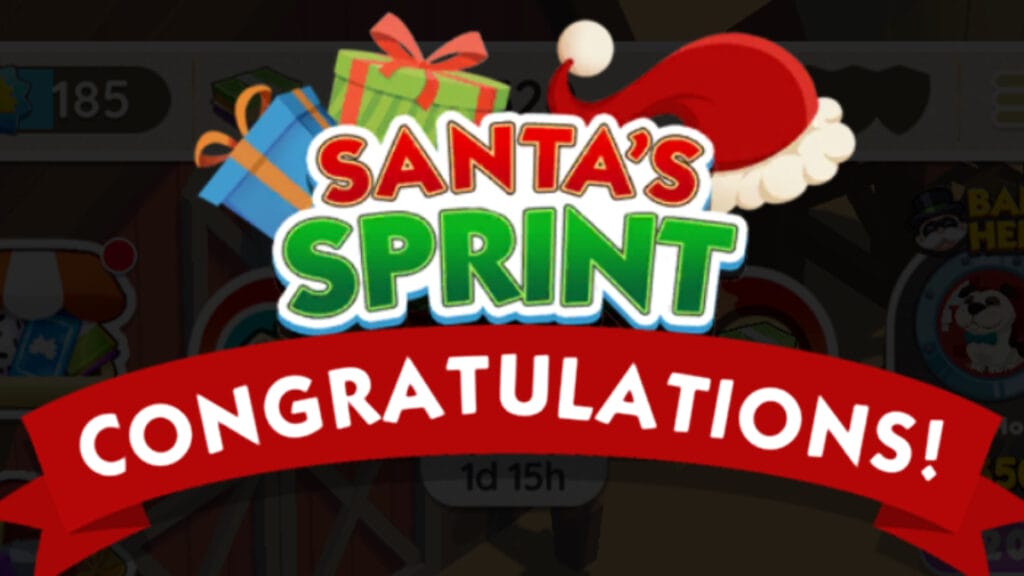 Monopoly Go Santa Sprint Event Guide (All Event Rewards and Milestones)