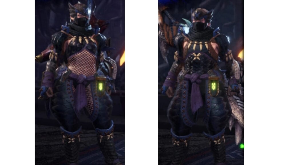 Monster Hunter World Nargacuga Armor Set