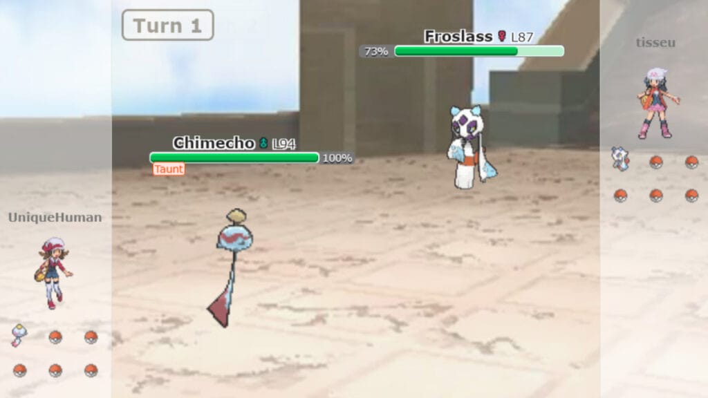 Pokemon face off in Pokemon Showdown, one of the best browser games