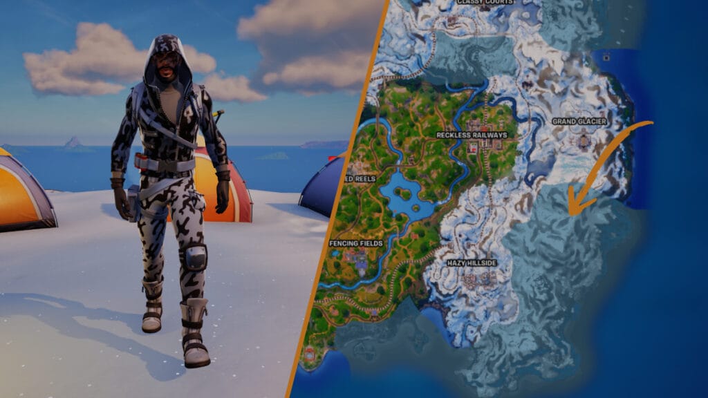 all npc locations fortnite snow striker