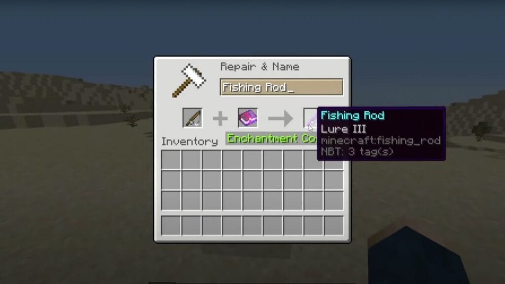 Minecraft Best Tool Enchantments: Lure