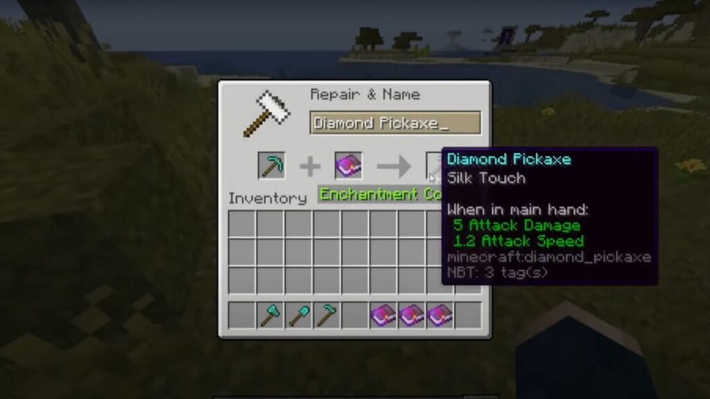 Minecraft Best Tool Enchantments: Silk Touch