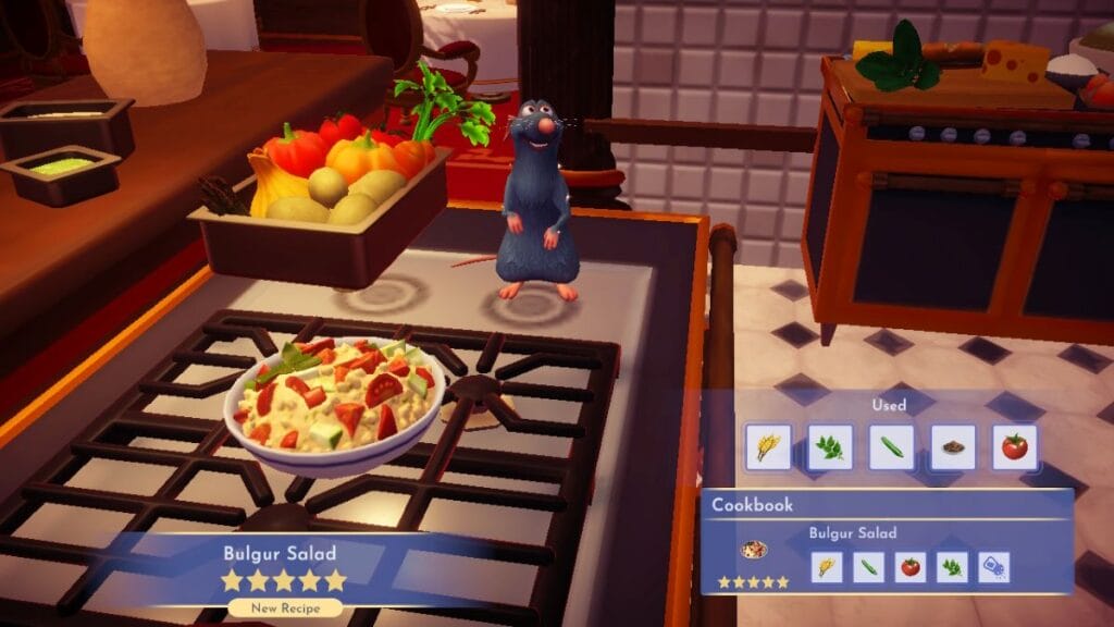 How to make Bulgur Salad in Disney Dreamlight Valley