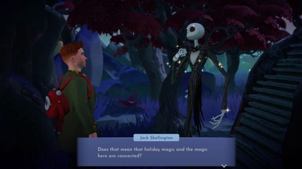 Jack Skellington in Disney Dreamlight Valley