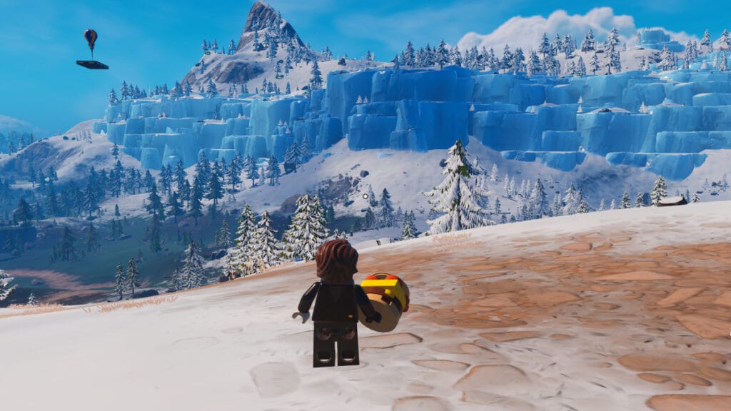 lego fortnite frostland biome