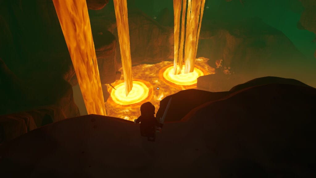 lego fortnite lava caves