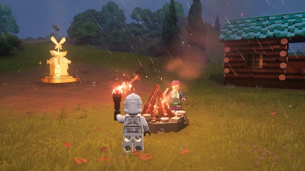 lego fortnite starter guide first night