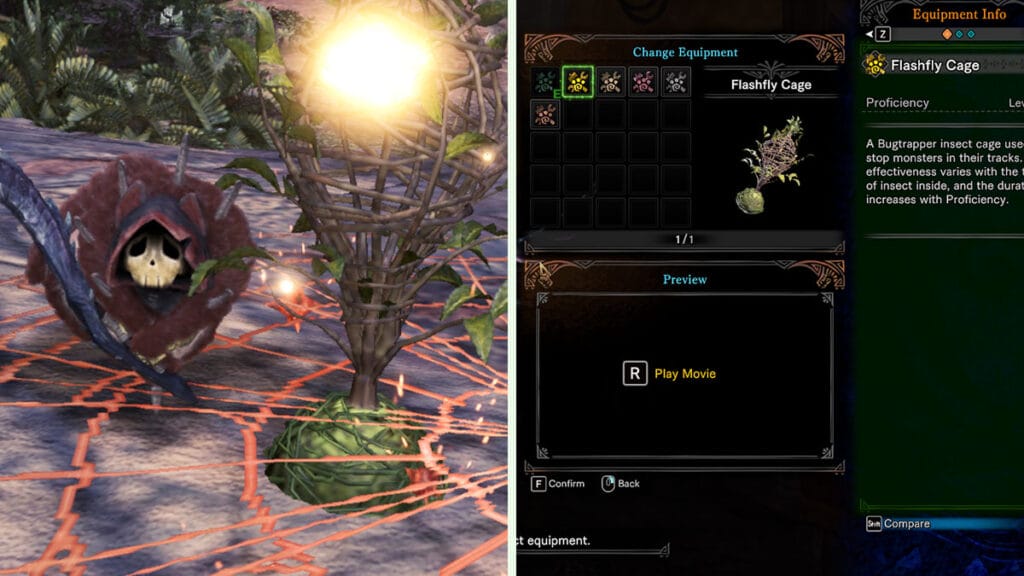 Flashfly Cage in MHW