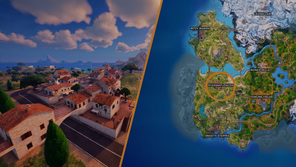 best landing locations in fortnite chapter 5 pleasant piazza