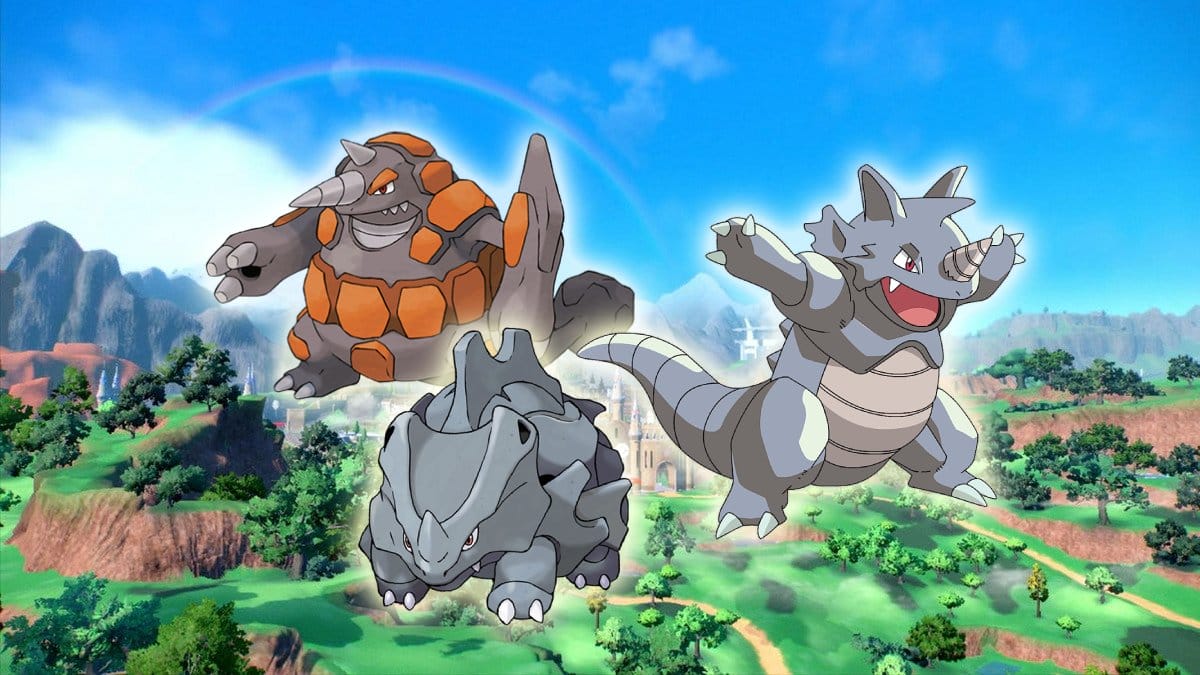 How To Get and Evolve Rhyhorn in Pokemon Scarlet and Violet: The Indigo ...