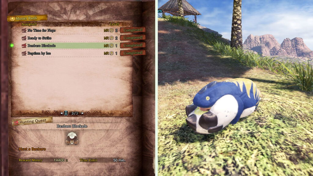 Dod-ham-a Poogie costume in MHW Iceborne