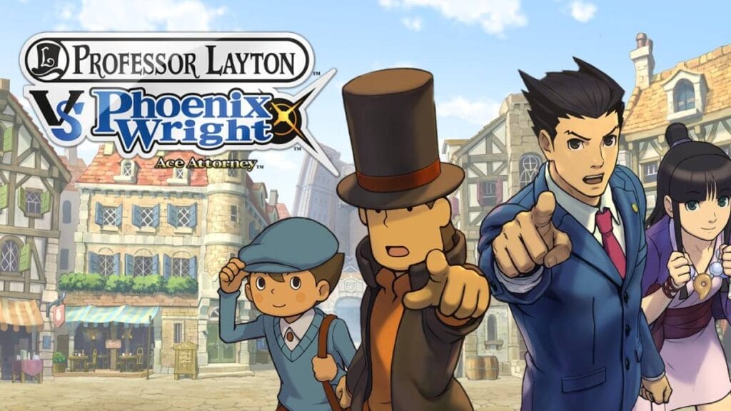 Professor Layton and Phoenix Wright