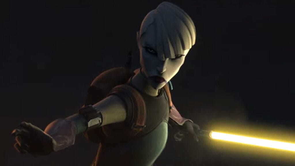 Asajj Ventress in Star Wars The Bad Batch's final season on Disney Plus