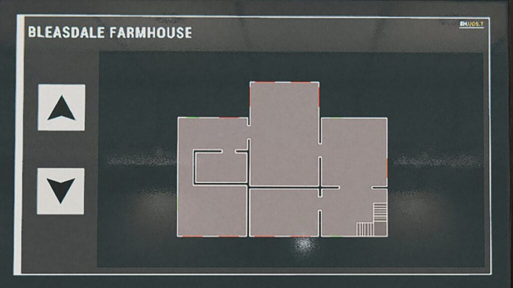 Bleasdale Farmhouse Phasmophobia map