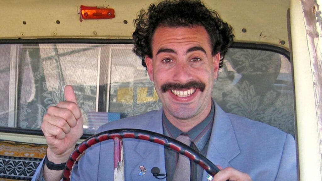 Sacha Baron Cohen as Borat