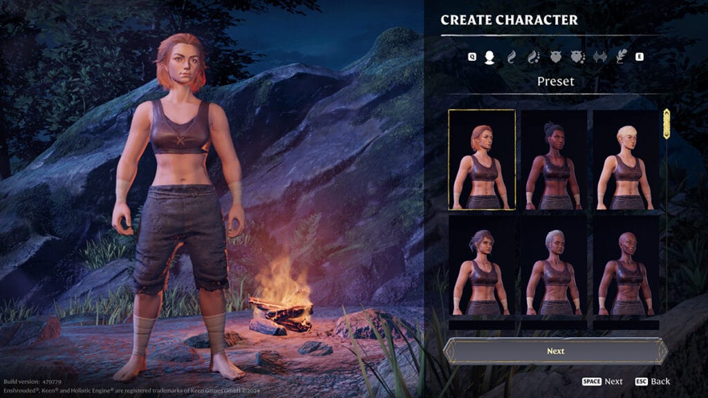 Enshrouded Character Creation