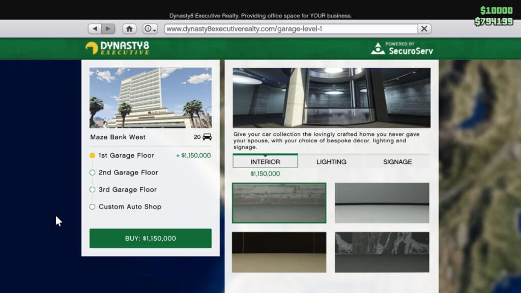 GTA Online Executive Office Menu