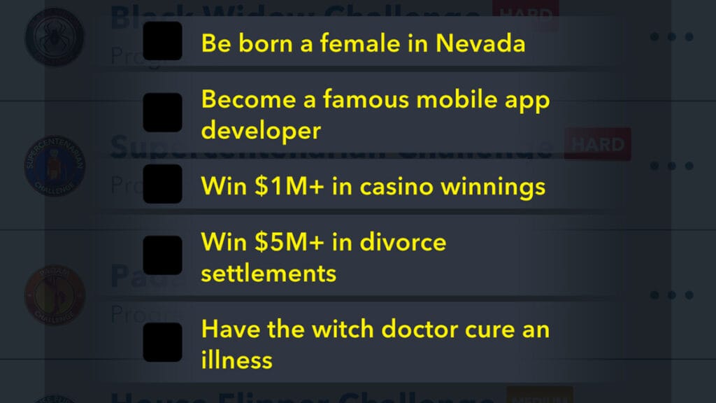 BitLife: Lady Luck Challenge Tasks