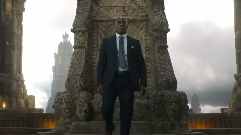 Lance Reddick as Zeus in Percy Jackson and the Olympians