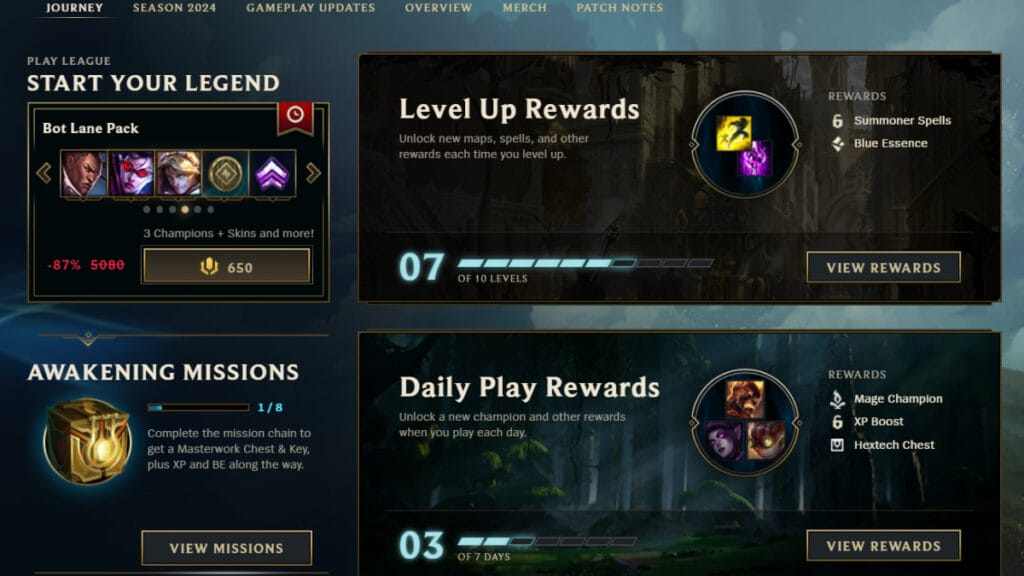 lol rewards