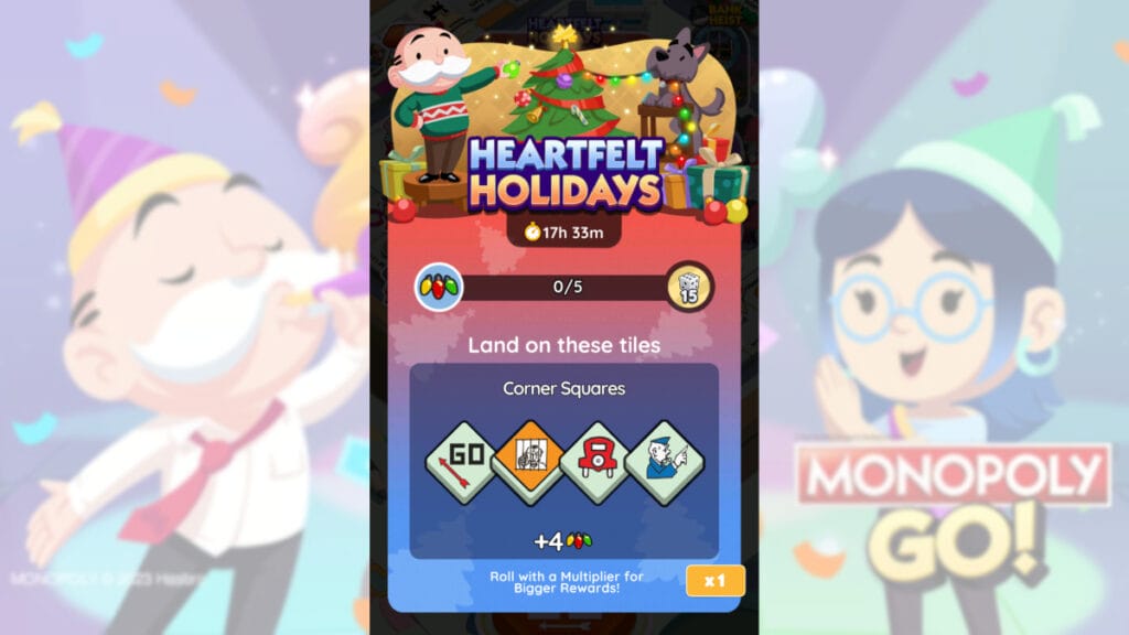 Monopoly Go Heartfelt Holidays Event Guide (All Event Rewards and Milestones)