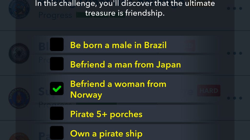 BitLife: One Peace Challenge Tasks