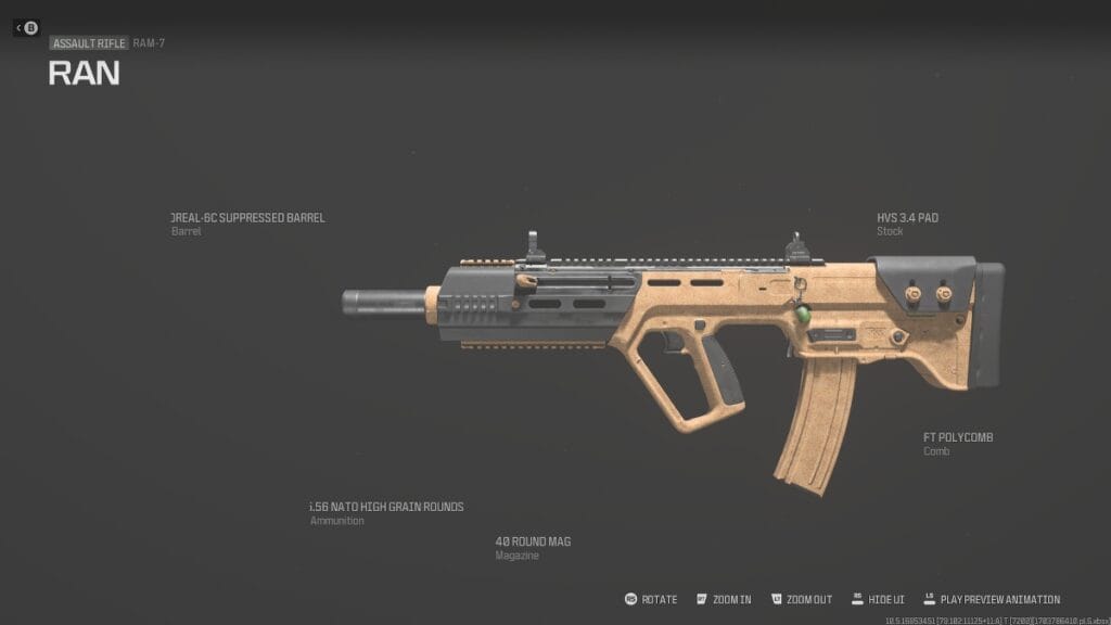 Best Assault Rifle AR MW3 Warzone