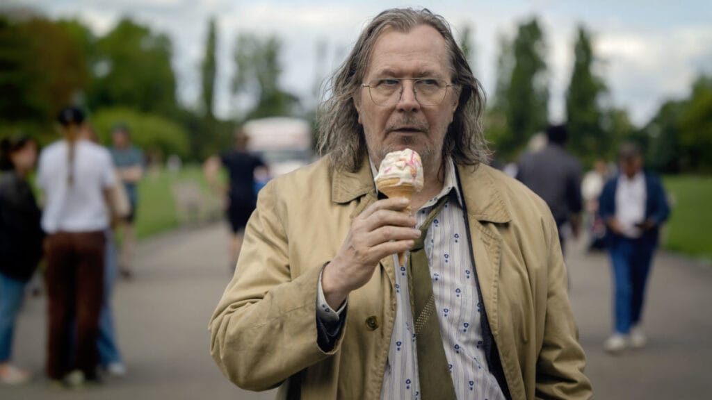 Gary Oldman in Slow Horses, which Apple TV Plus has renewed for season 5