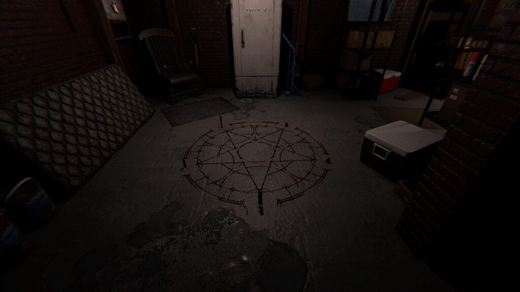 Summoning Circle on basement floor