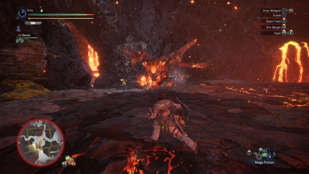 Teostra Lunging Attack